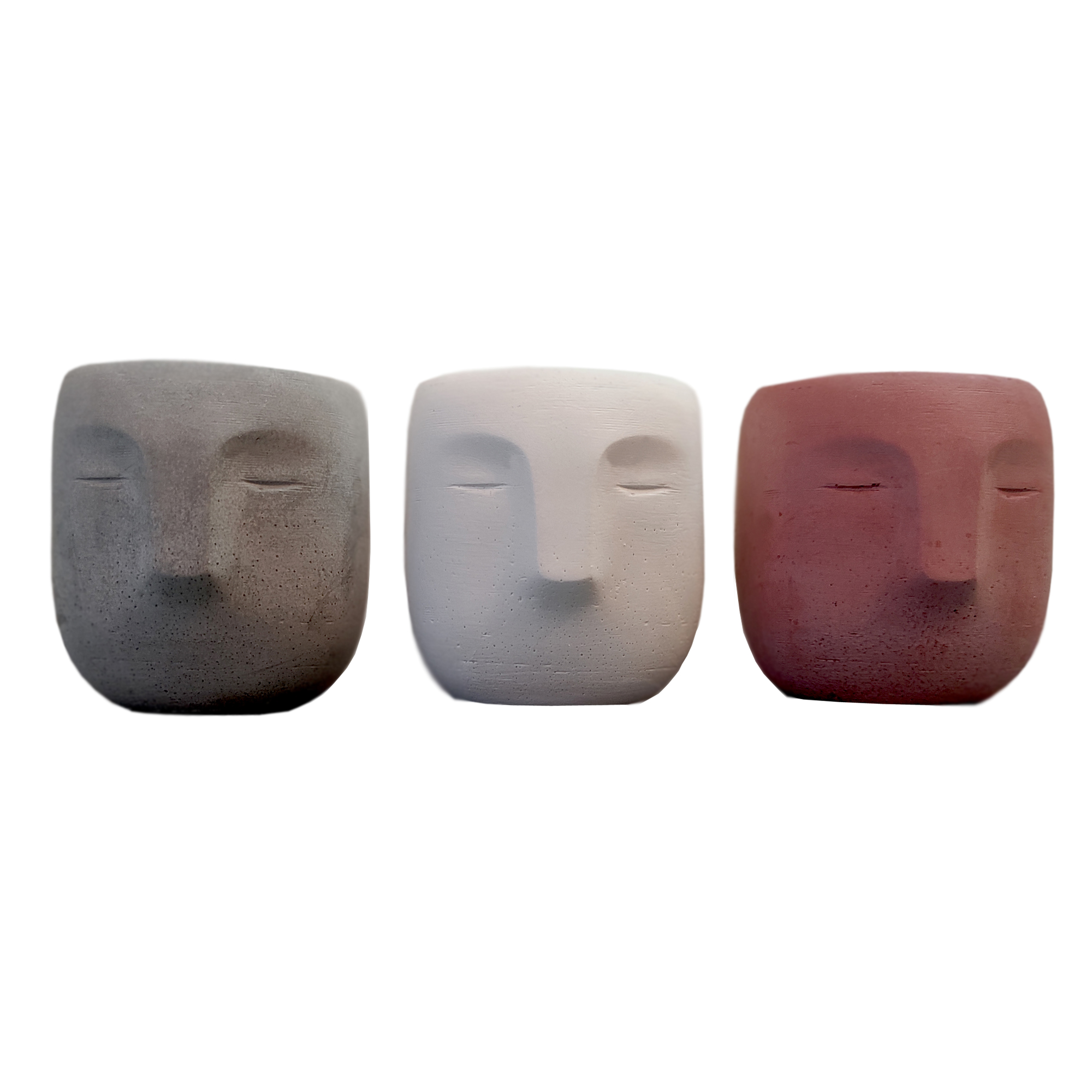 گلدان  مدل مدیتیشن طرح آرامش مجموعه 3 عددی