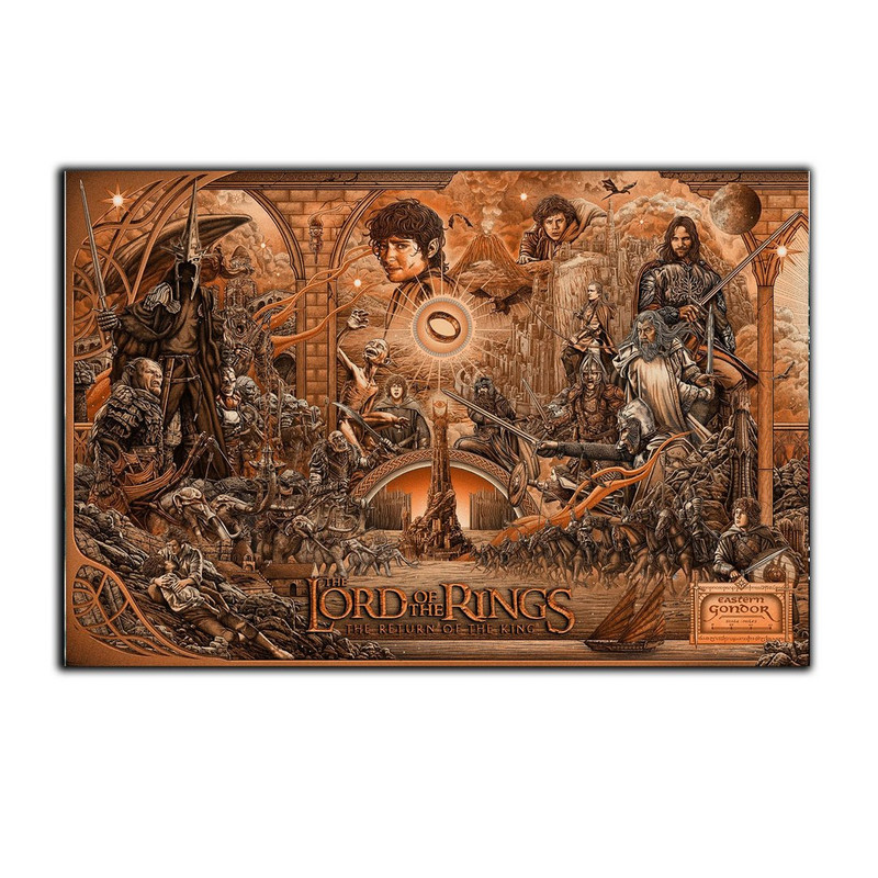 تابلو شاسی دنیای قابطرح فیلم ارباب حلقه ها مدل SH-S3983 | دنیای قاب