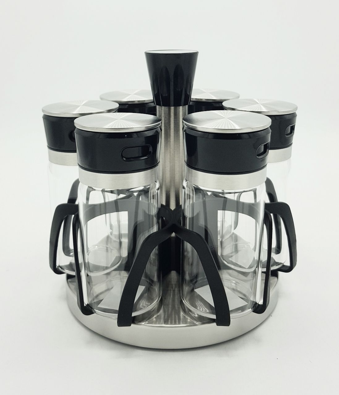 جای ادویه 6 پارچه گردان والرین مدل 60018Valerian Glassware