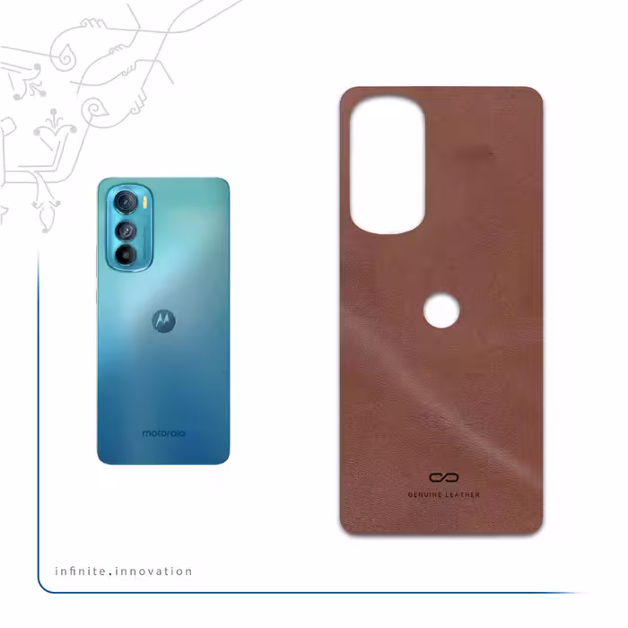 برچسب پوششی ماهوت مدل Matte-Natural-Leather مناسب برای گوشی موبایل موتورولا Edge 30