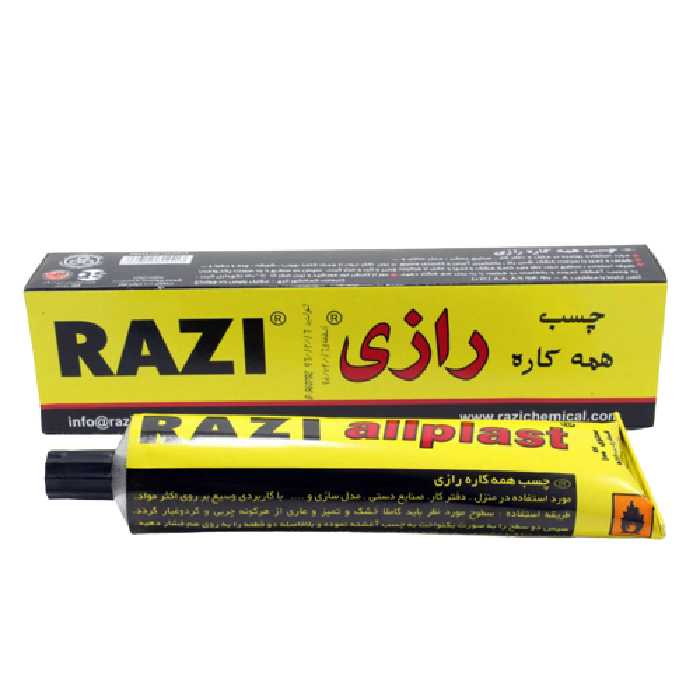 چسب رازی مایع 100 سی سی بسته 6 عددی