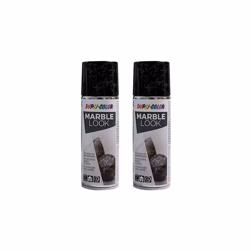 اسپری رنگ ماربل طلایی دوپلی کالر مدل Marble حجم 200میلی لیتر مجموعه 2 عددی
