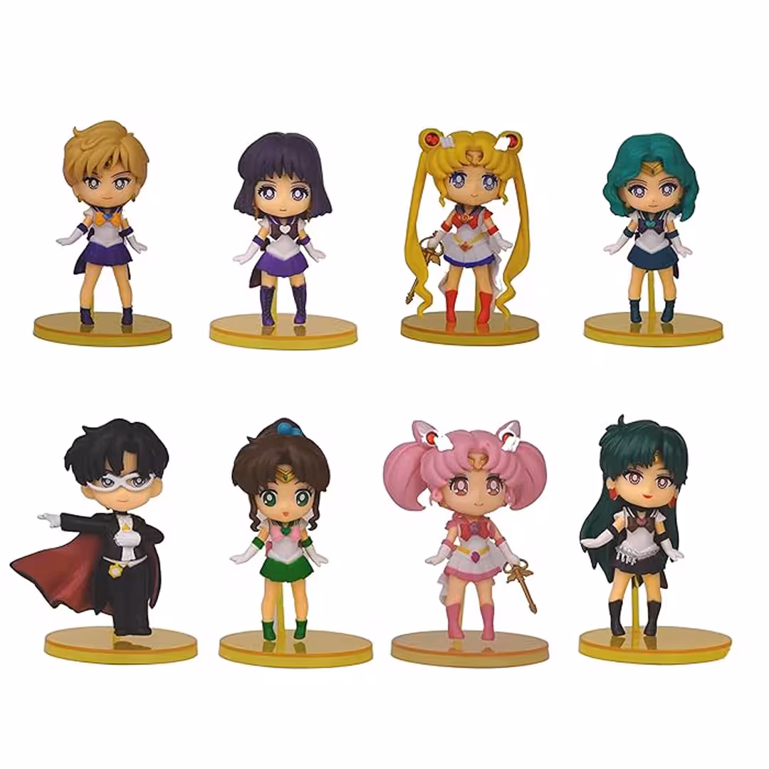 فیگور سیلور مون Sailor Moon مجموعه 8 عددی