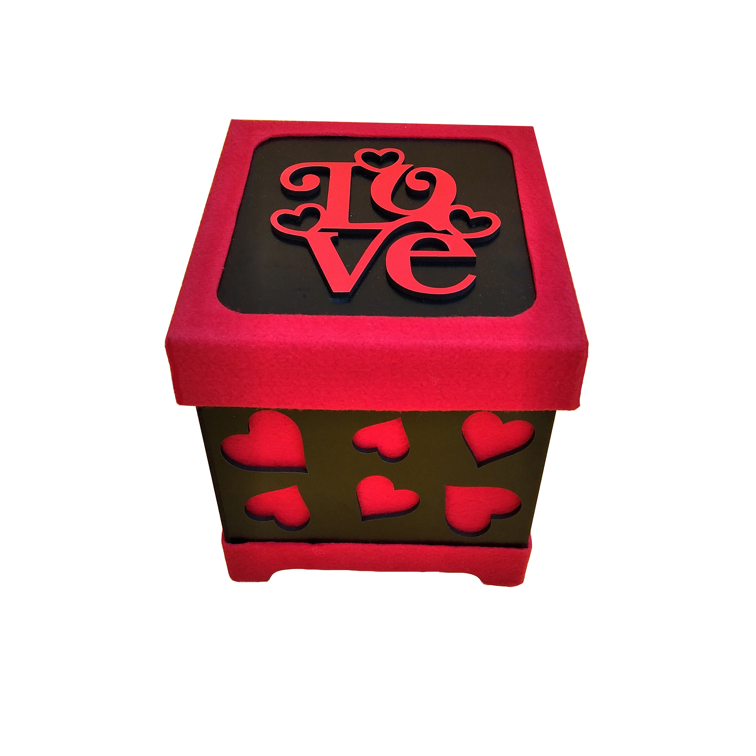 جعبه هدیه طرح قلبی کد 2121