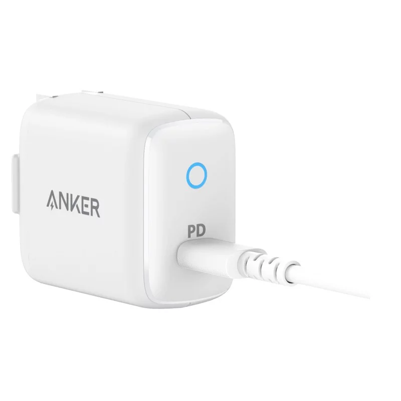 شارژر دیواری انکر مدل Power Port PD 1 B2019LD1 18W به همراه کابل USB-C به لایتنینگ