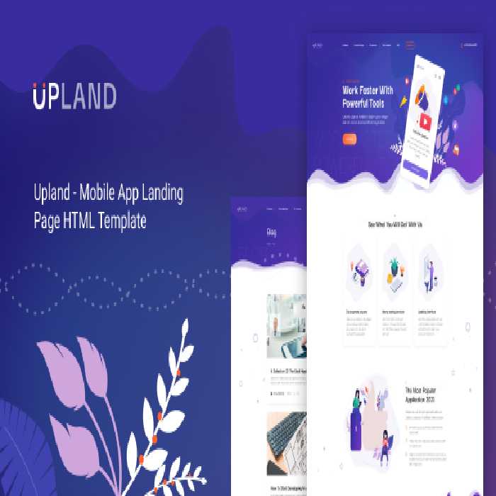 دانلود قاب اچ تی ام ال Upland