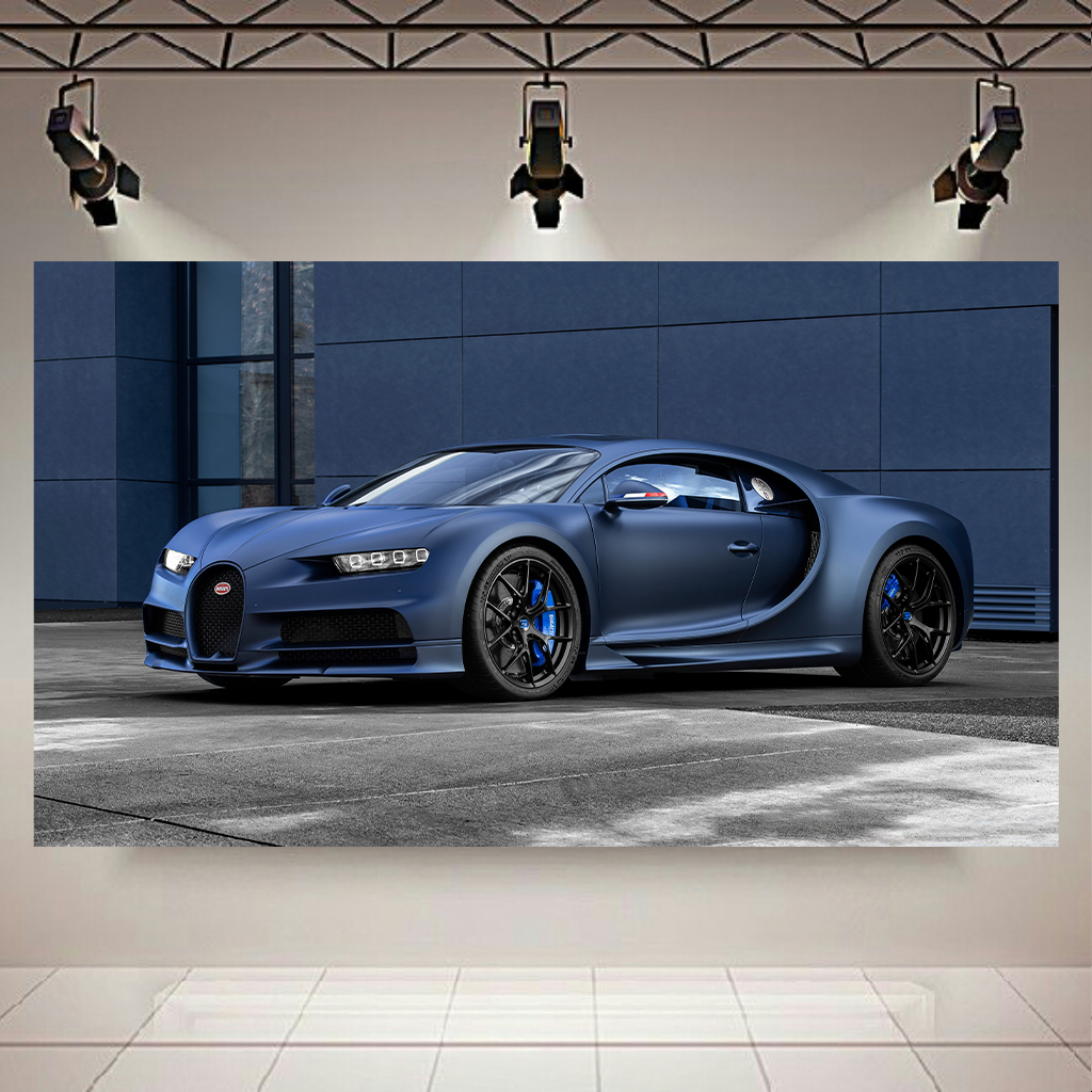 تابلو بوم طرح ماشین مدل بوگاتی Chiron کد AR7600