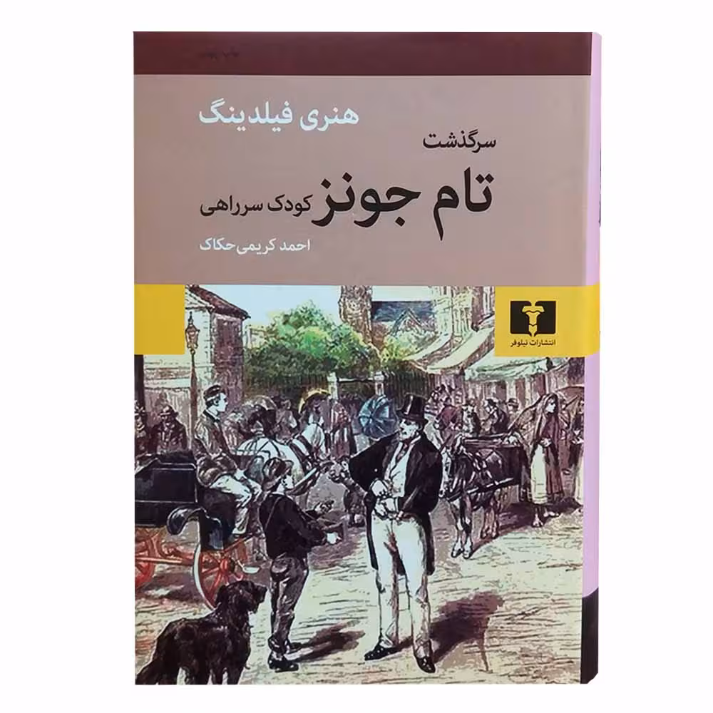 کتاب سرگذشت تام جونز کودک سرراهی اثر هنری فیلدینگ نشر نیلوفر