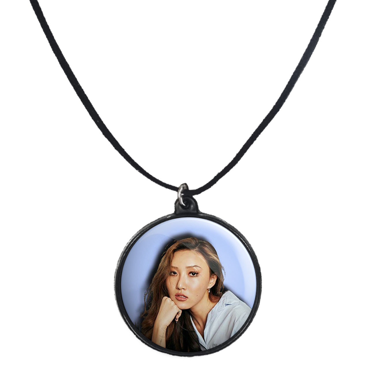 گردنبند پرمانه طرح mamamoo کد pmb.13474 مدل دو طرفه