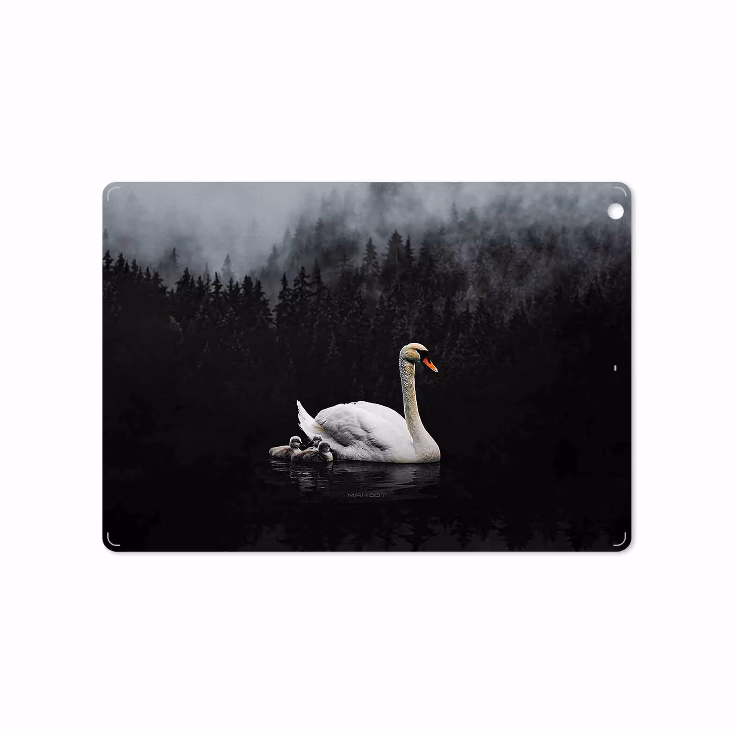 برچسب پوششی ماهوت مدل Swan Lake مناسب برای تبلت اپل iPad Air 2013 A1476