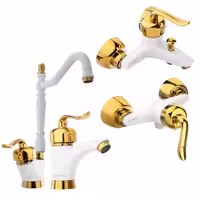 ست شیرآلات چیاکو مدل برلین کد Wh-GL مجموعه 4 عددی
