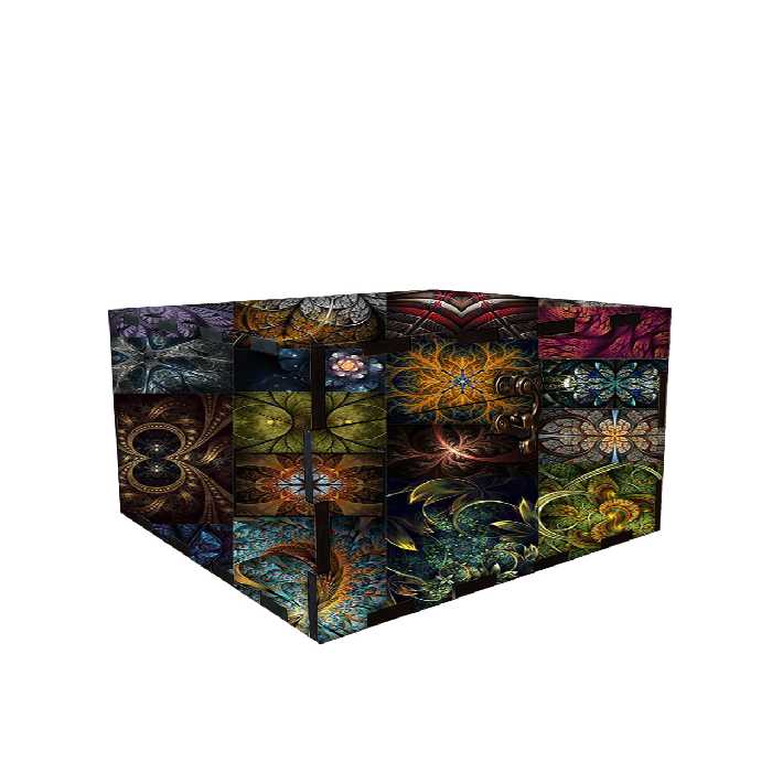 جعبه هدیه مدل گرافیکی کد 316