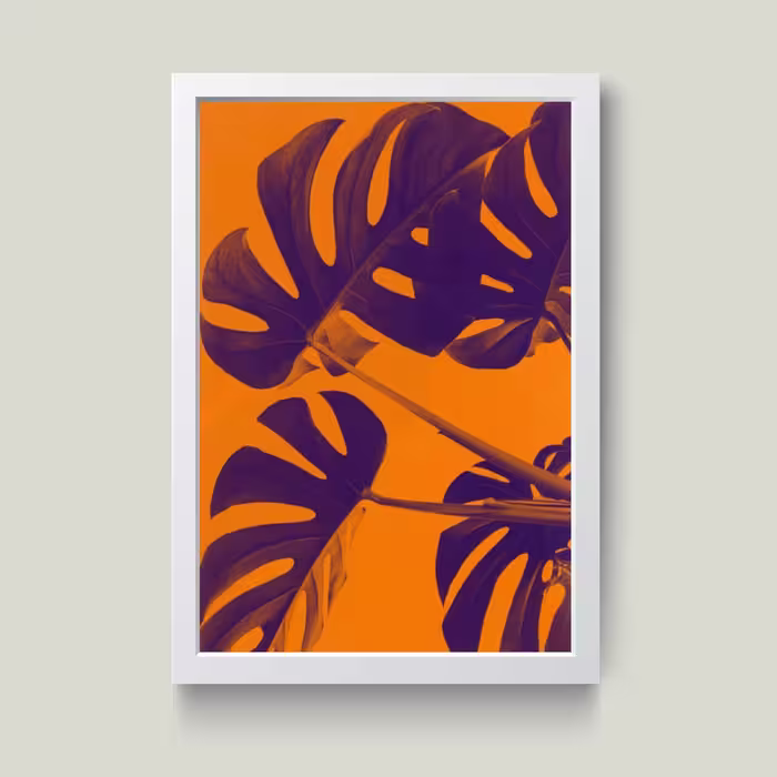 تابلو مدل minimall leaf کدm1412-w