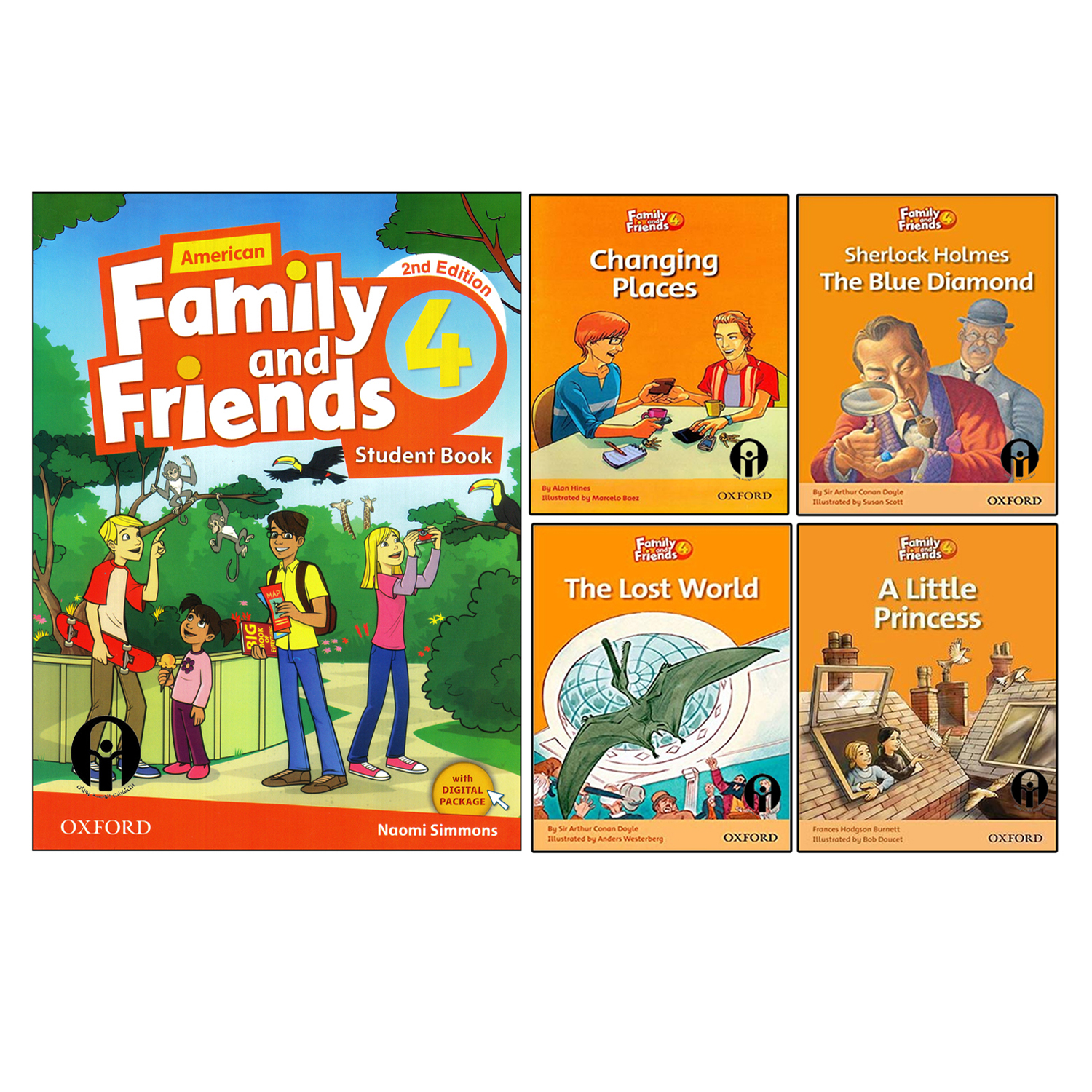 کتاب Family And Friends 4 اثر جمعی از نویسندگان انتشارات الوندپویان پنج جلدی