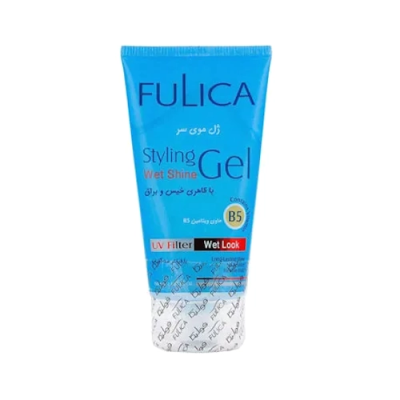 ژل مو با ظاهر خیس و براق فولیکا مدل Wet Shine مرطوب و براق کننده حجم 150 میل
