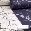 سرویس ملحفه مدل کشدار ni08014 طرح مرمر کد 100 یک نفره دو تکه