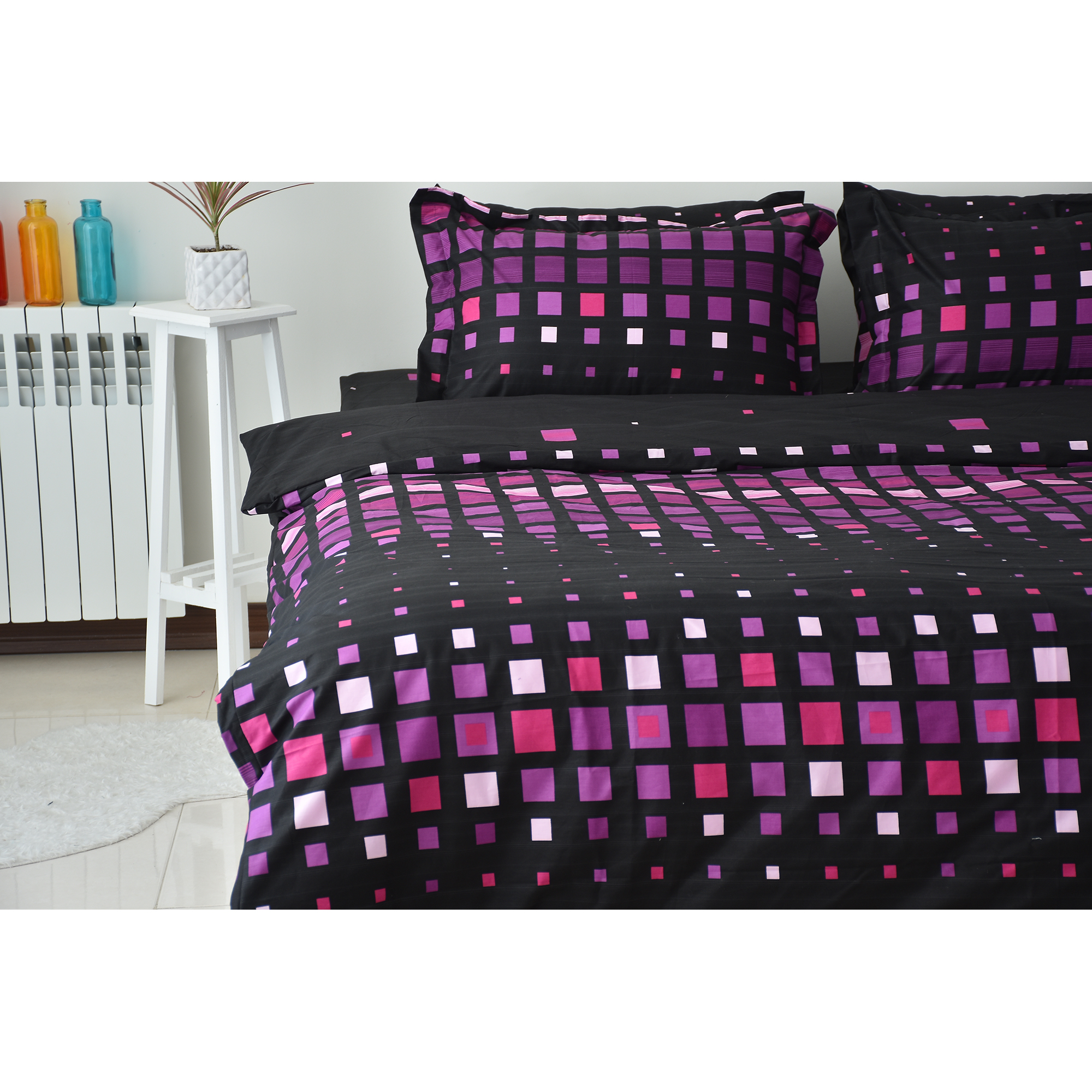 سرویس ملحفه بومرنگ مدل Fakher یکنفره 4 تکه