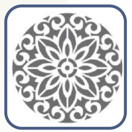 شابلون طرح ماندالا کد626 سایز 20 در 30
