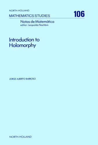 خرید و دانلود نسخه کامل کتاب Introduction to holomorphy