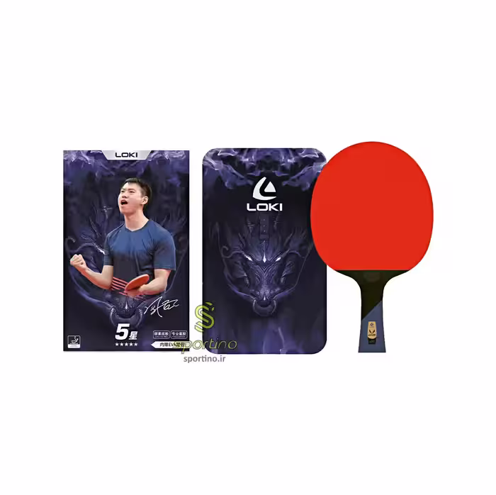 راکت پینگ پنگ لوکی 5 ستاره مدل R502