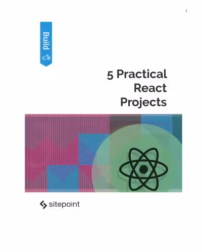 خرید و دانلود نسخه کامل کتاب 5 Practical React Projects