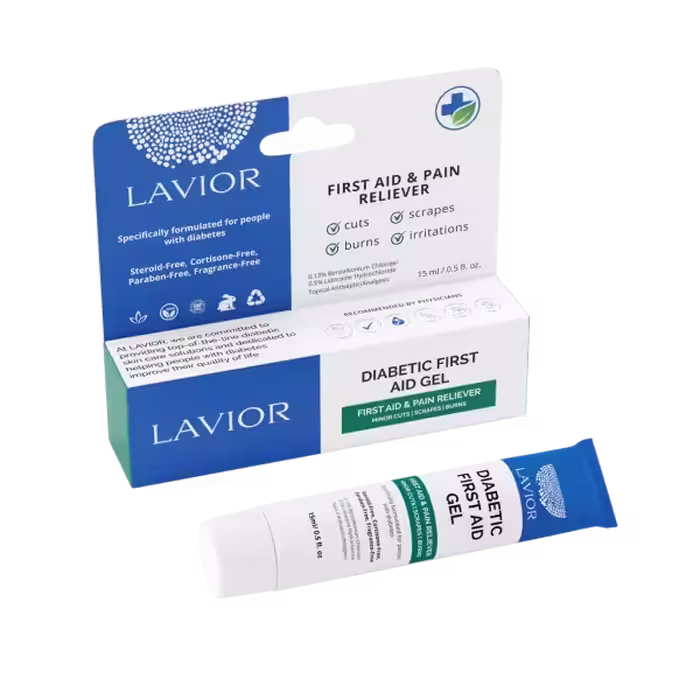 ژل کمکهای اولیه LAVIOR مخصوص افراد دیابتی