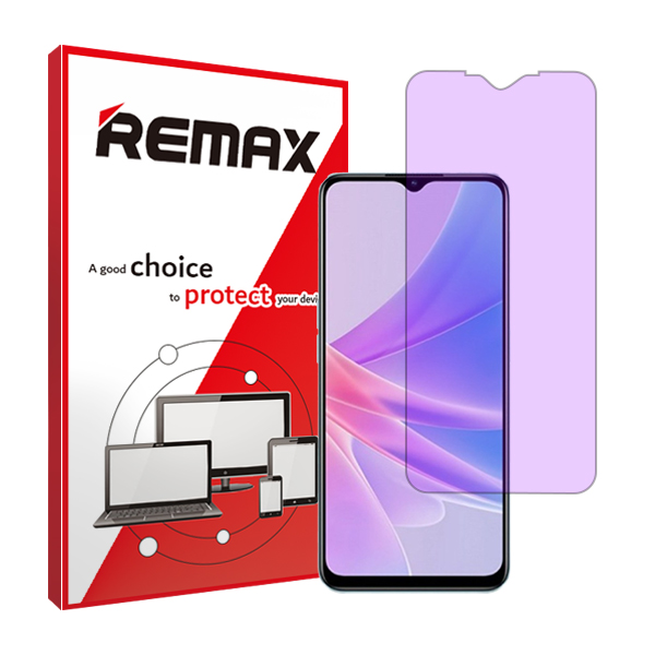 گلس اوپو A58X مدل هیدروژلی آنتی پرپل برند ریمکس کد S