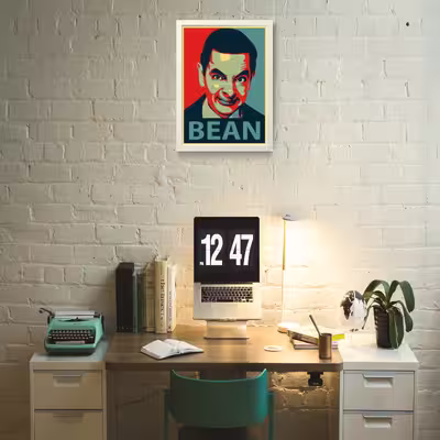 تابلو مدل دکوراتیو مستربین mr bean کدN243