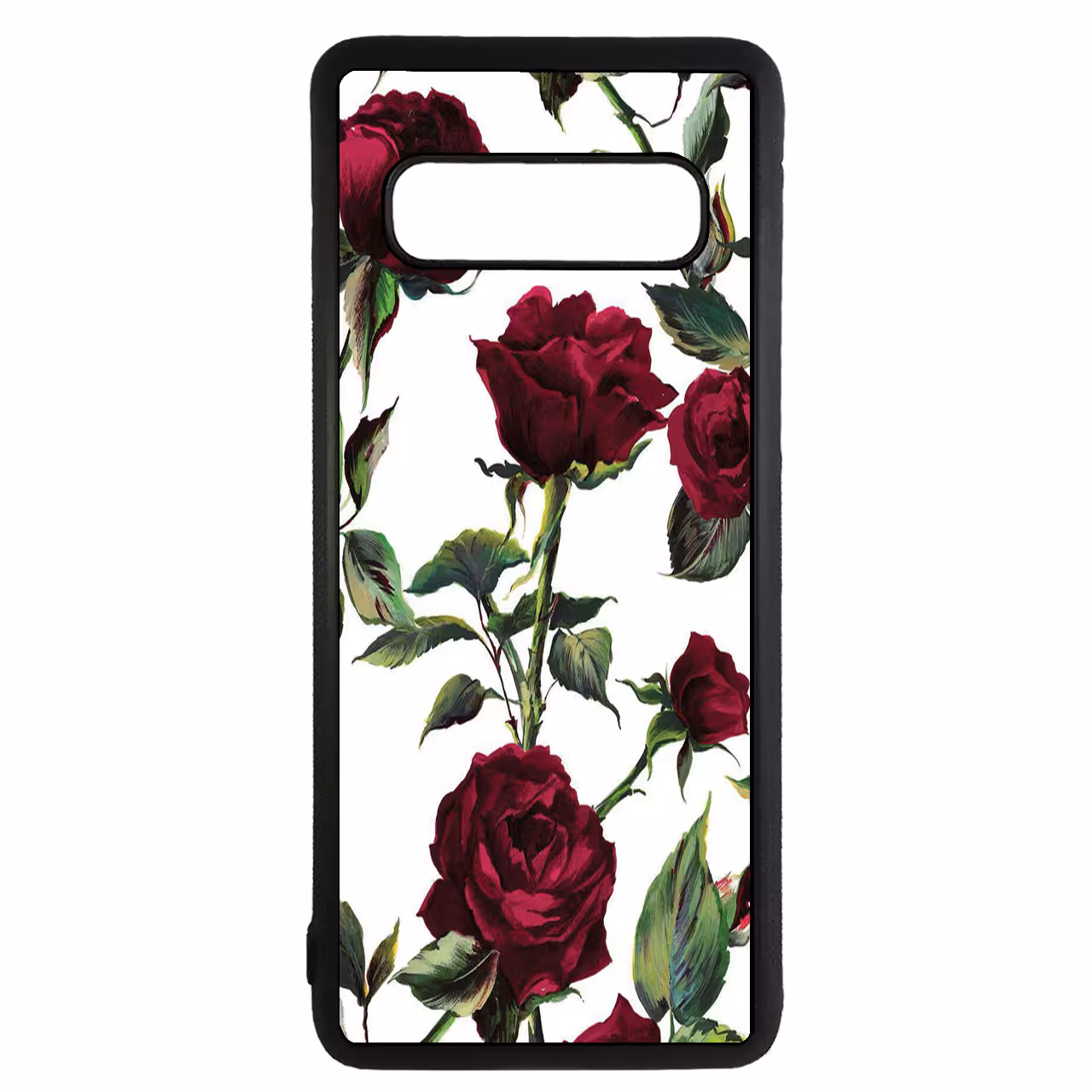 کاور طرح گل رز کد 1105350 مناسب برای گوشی موبایل سامسونگ galaxy s10 plus