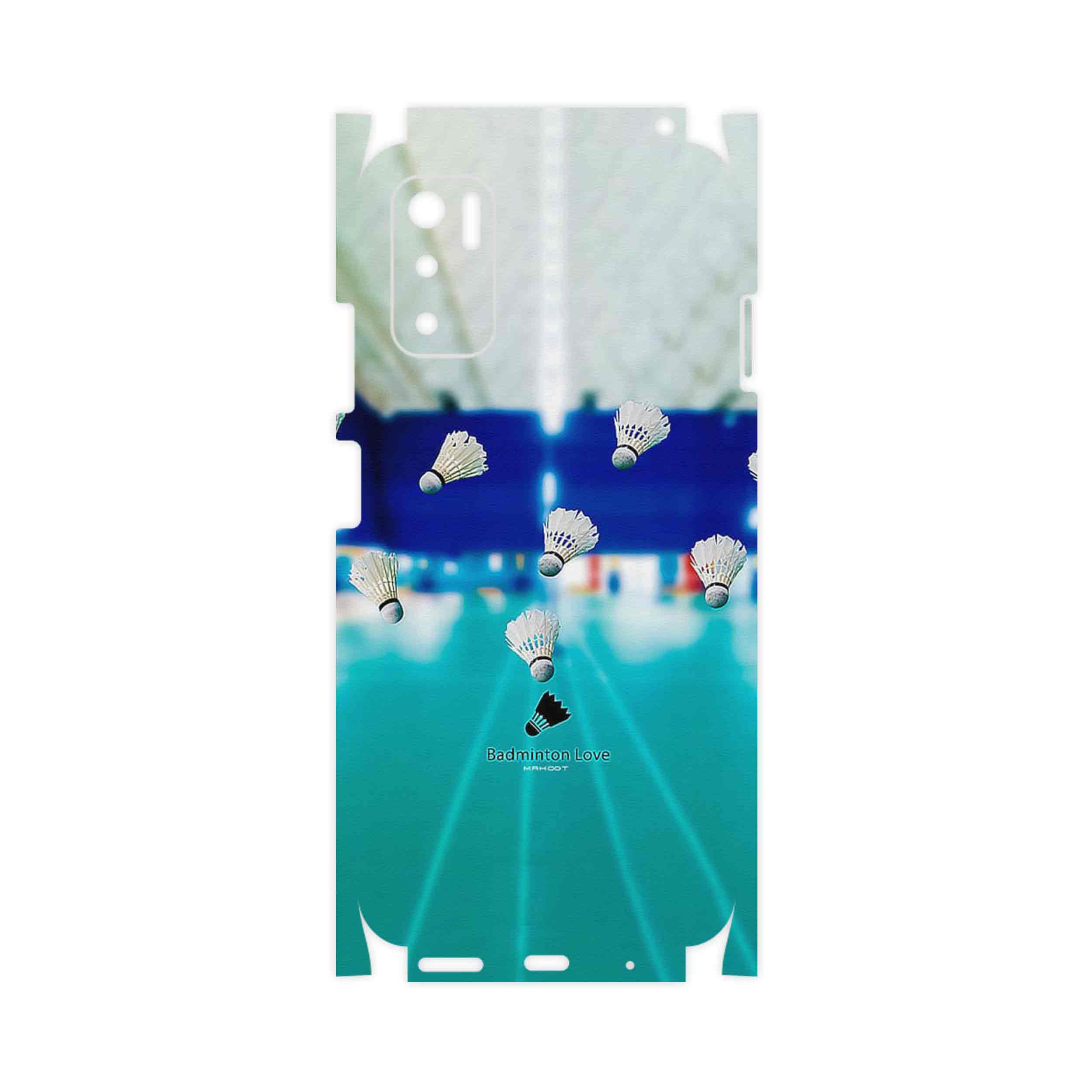 برچسب پوششی ماهوت مدل Badminton-FullSkin مناسب برای گوشی موبایل شیائومی Poco M3 Pro 5G