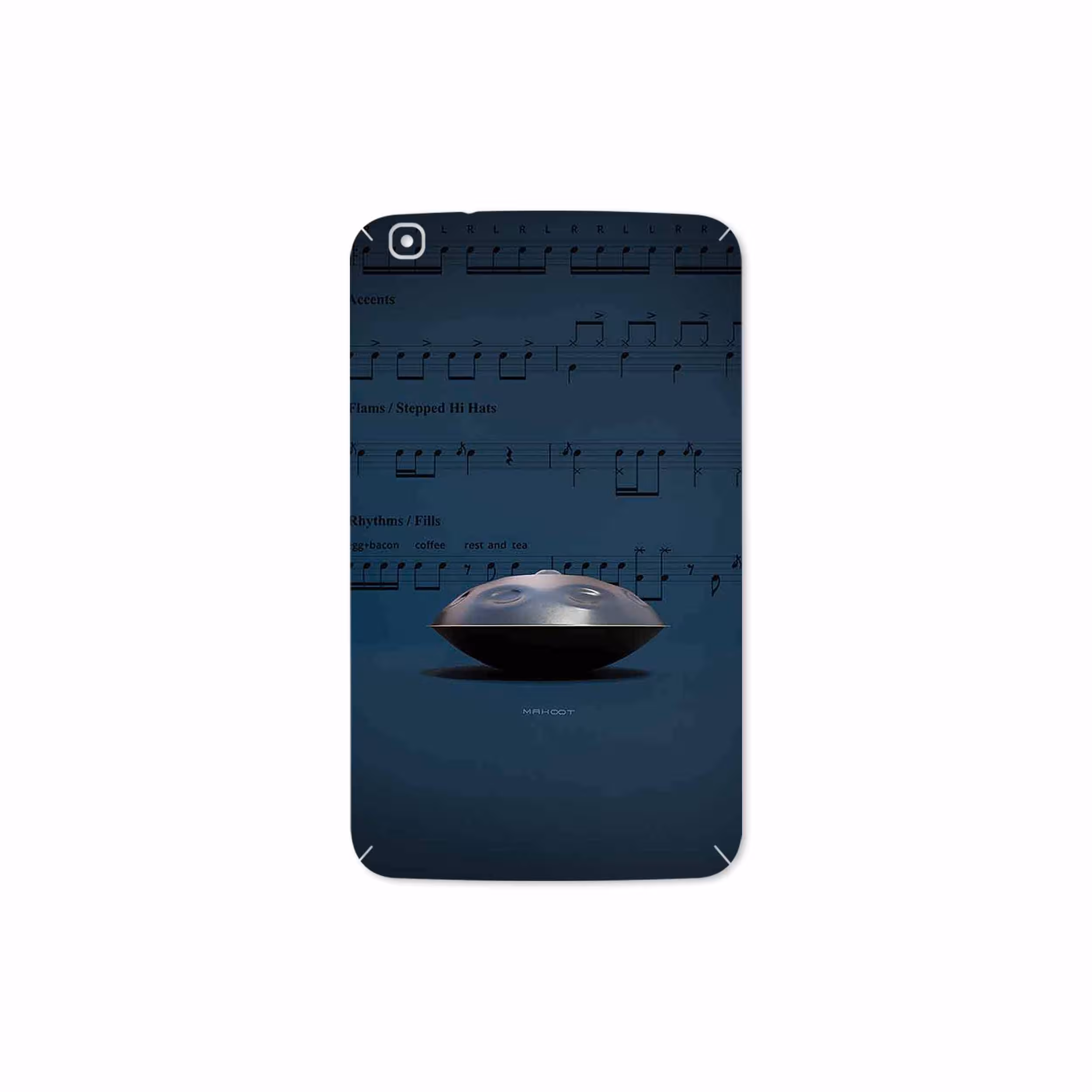 برچسب پوششی ماهوت مدل Hang Instrument مناسب برای تبلت سامسونگ Galaxy Tab 3 8.0 2013 T310