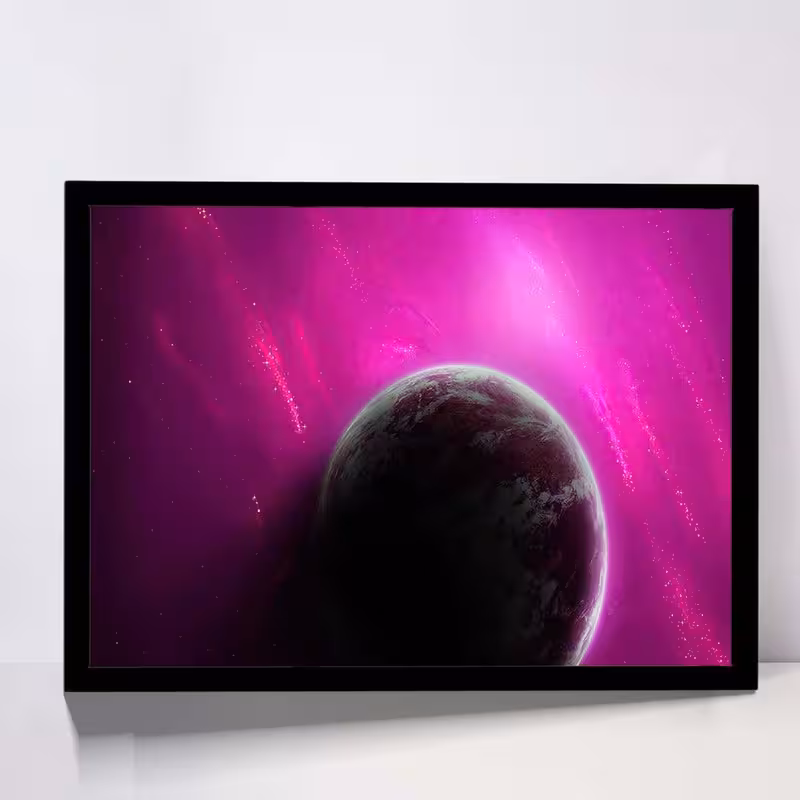 تابلو مدل planet کد F-15008 | دنیای قاب