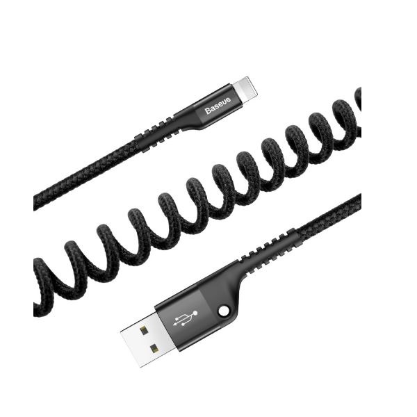 کابل تبدیل USB به لایتنینگ باسئوس مدل fish eye طول 1 متر
