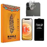 محافظ صفحه نمایش کوالا مدل SUPER-D مناسب برای گوشی موبایل اپل iPhone 13 Pro max به همراه محافظ لنز دوربین | کالا برتری