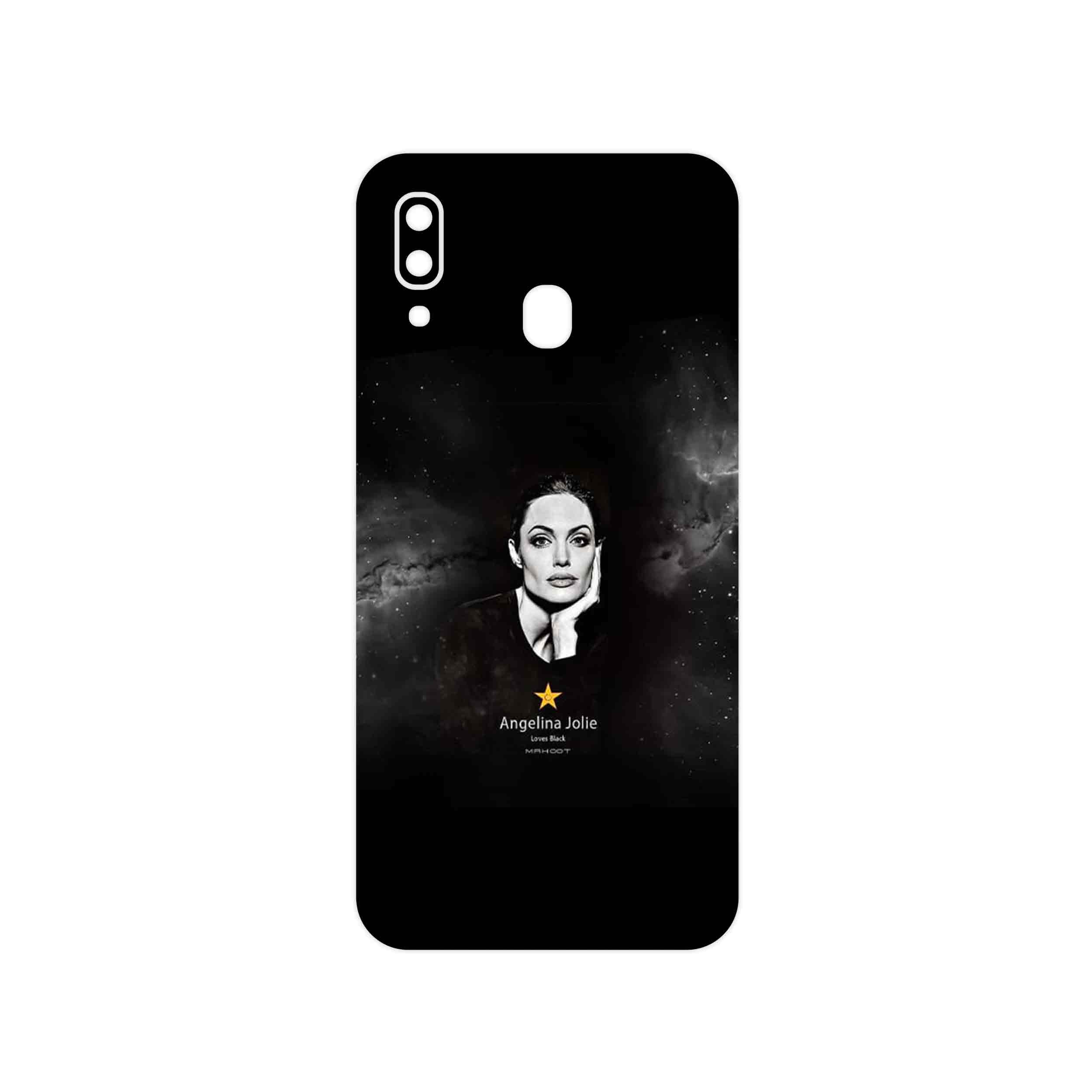 برچسب پوششی ماهوت مدل Angelina Jolie مناسب برای گوشی موبایل سامسونگ Galaxy M10s