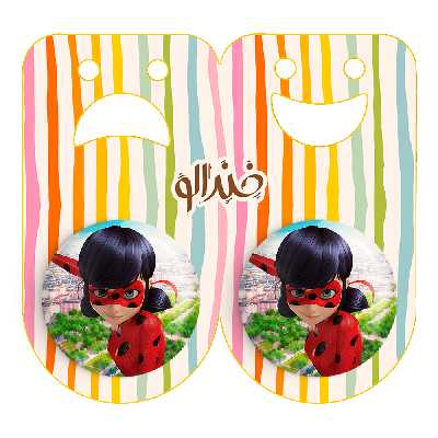 پیکسل خندالو مدل دختر کفشدوزکی کد 3066 به همراه مگنت