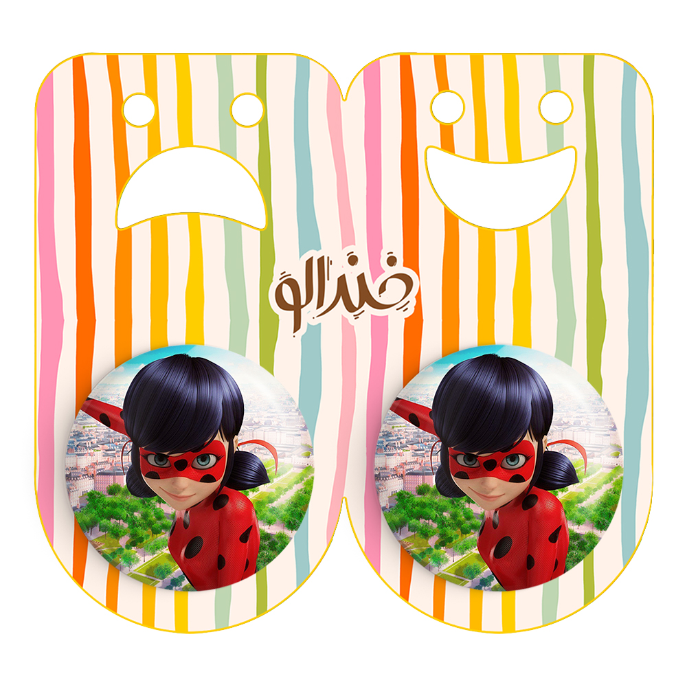 پیکسل خندالو مدل دختر کفشدوزکی کد 3066 به همراه مگنت