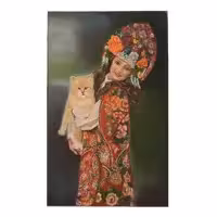 تابلو نقاشی طرح دختر روسی