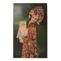 تابلو نقاشی طرح دختر روسی