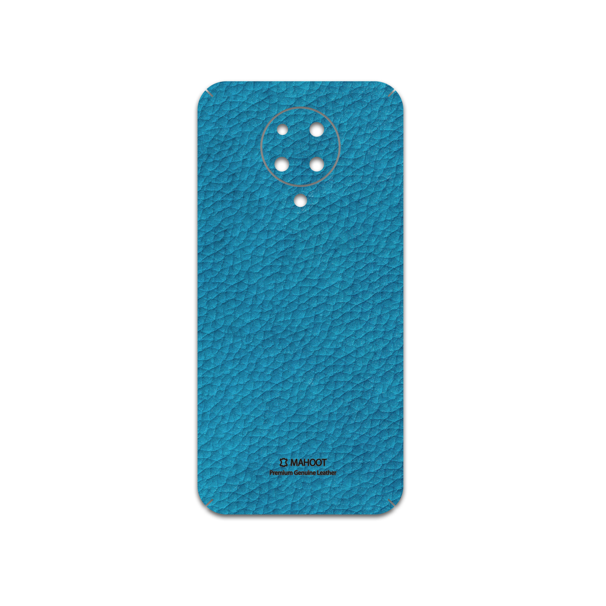 برچسب پوششی ماهوت مدل Blue-Leather مناسب برای گوشی موبایل شیائومی Poco F2 Pro