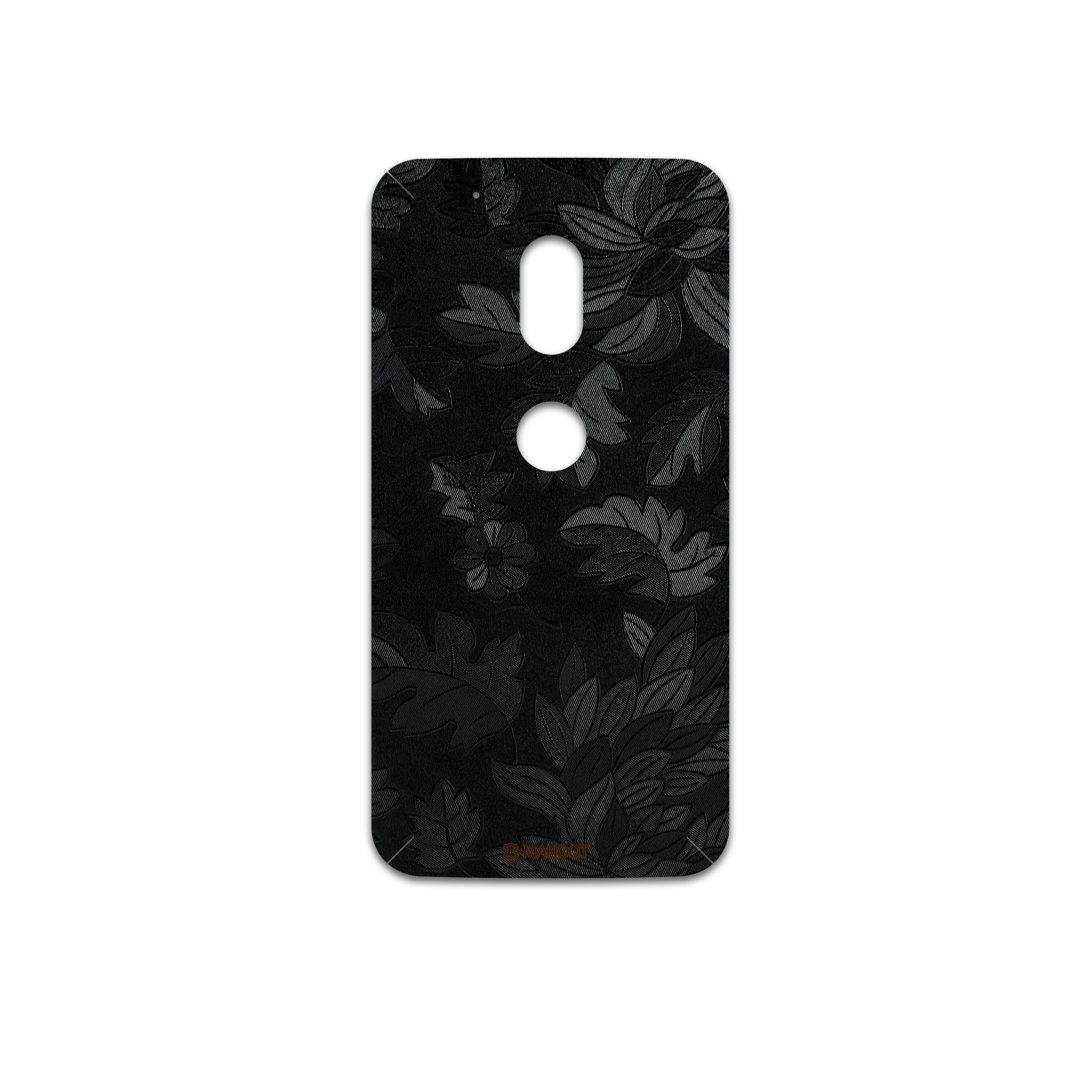 برچسب پوششی ماهوت مدل Black-Wildflower مناسب برای گوشی موبایل موتورولا Moto G4 Play