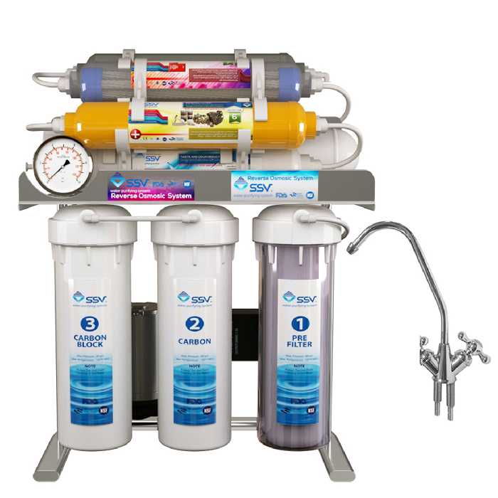دستگاه تصفیه آب اس اس وی مدل UltraSpring 2W X900 به همراه شیر تصفیه آب