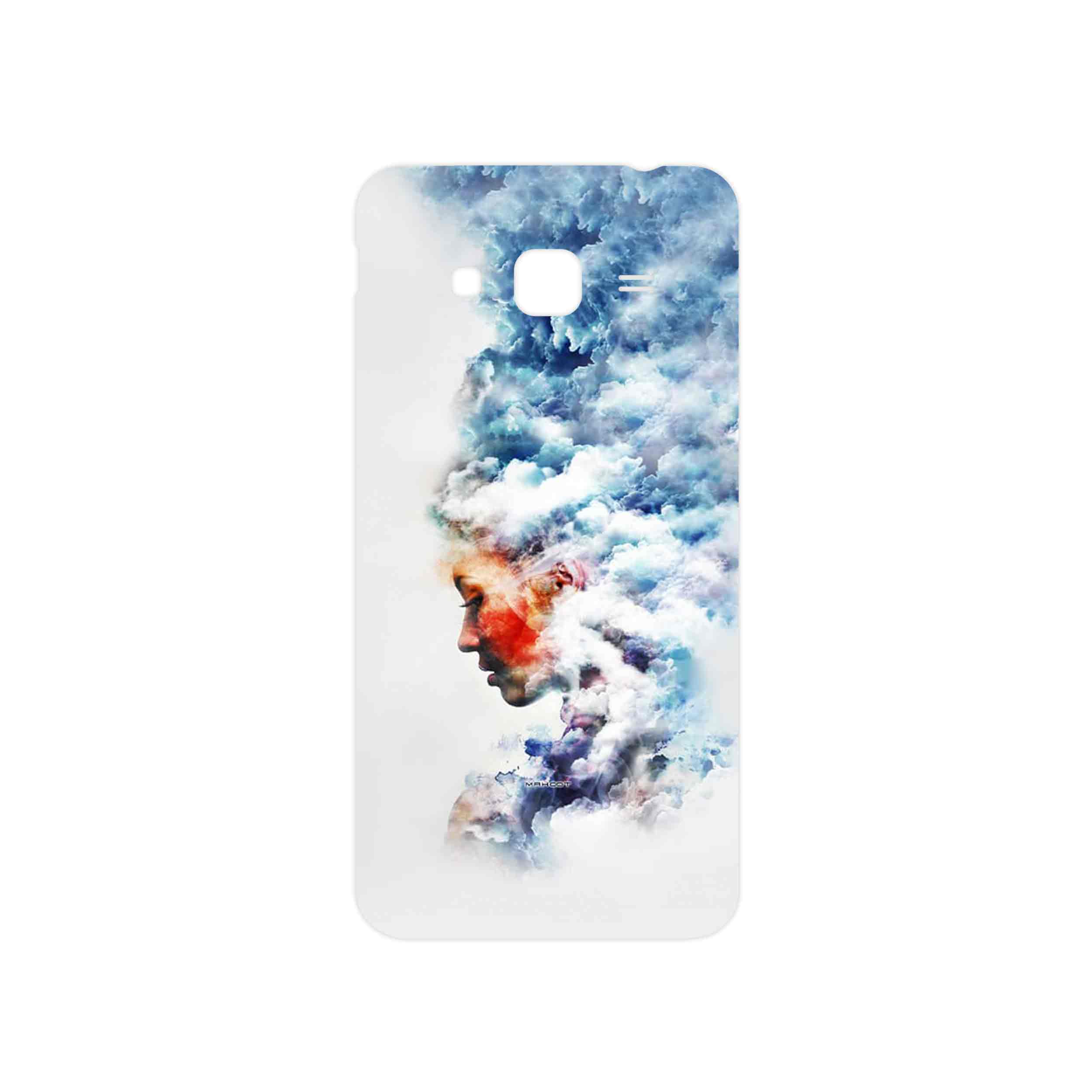 برچسب پوششی ماهوت مدل Women and the Cloud Digital Art مناسب برای گوشی موبایل سامسونگ Galaxy J3 2016