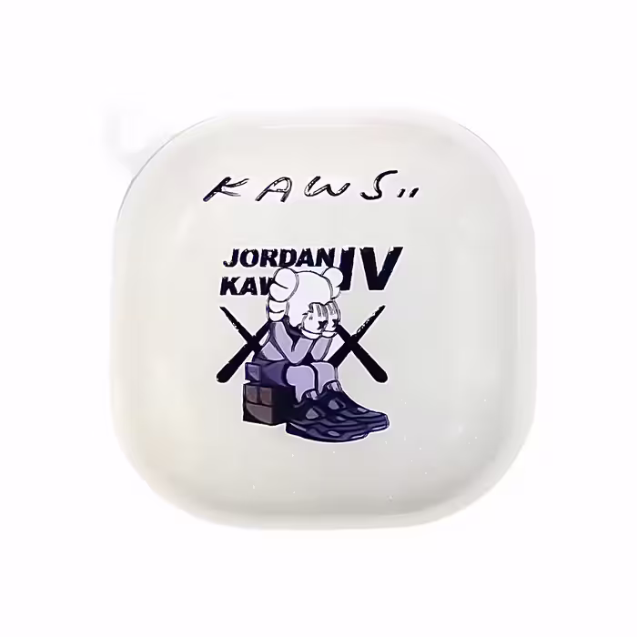 کاور اگشل مدل kaws jordan مناسب برای کیس سامسونگ galaxy buds2/buds pro/buds live