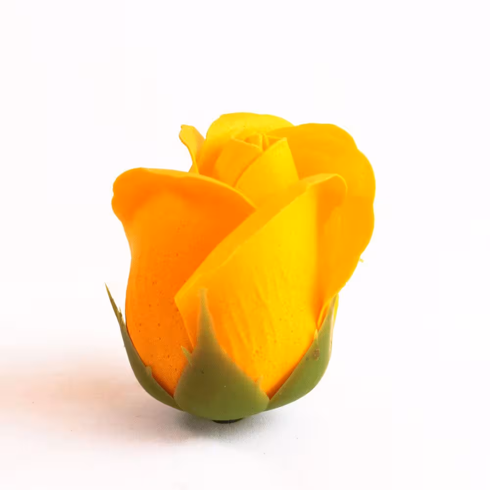 گل رز مصنوعی نارنجی کد 9654