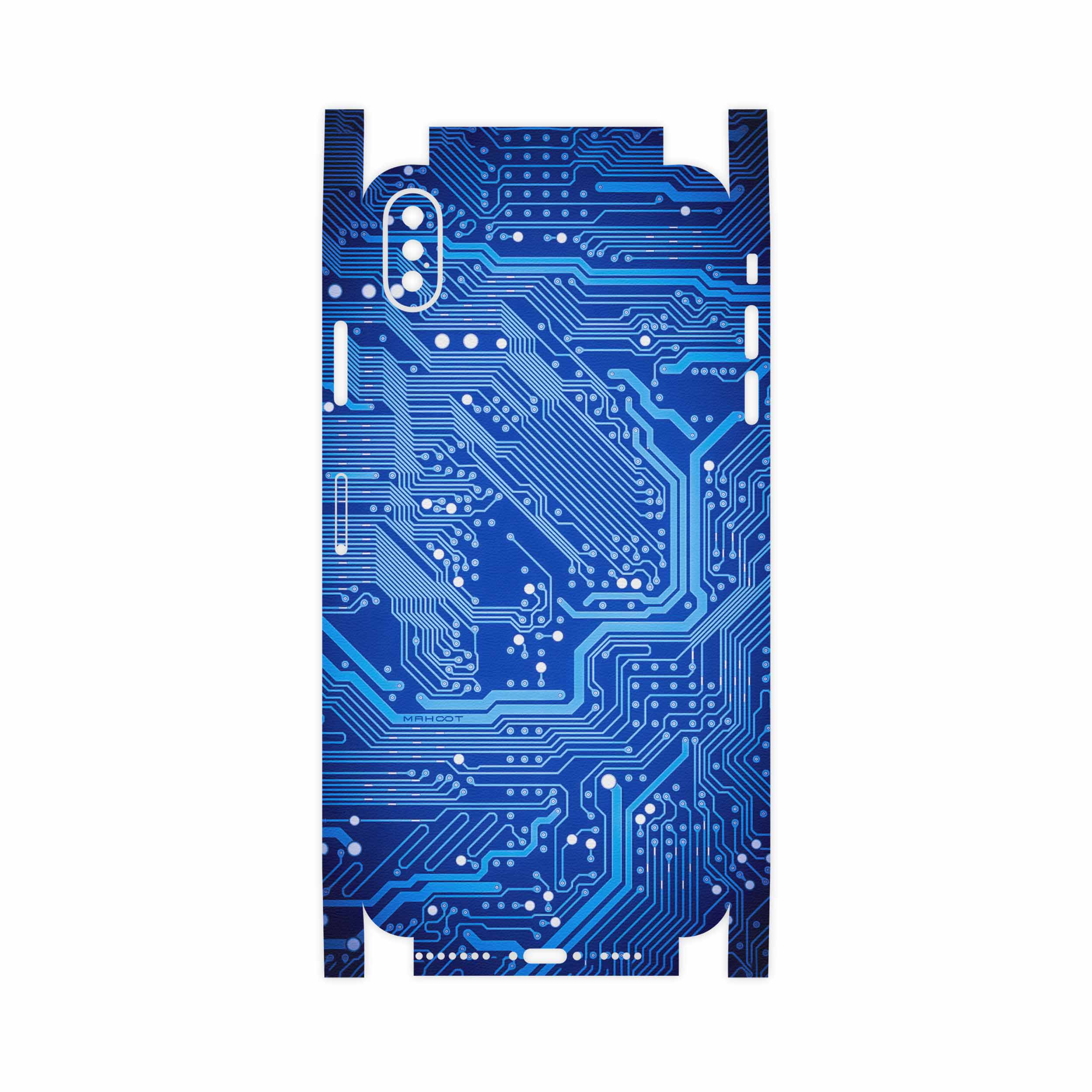 برچسب پوششی ماهوت مدل Blue Printed Circuit Board-FullSkin مناسب برای گوشی موبایل اپل iPhone XS Max