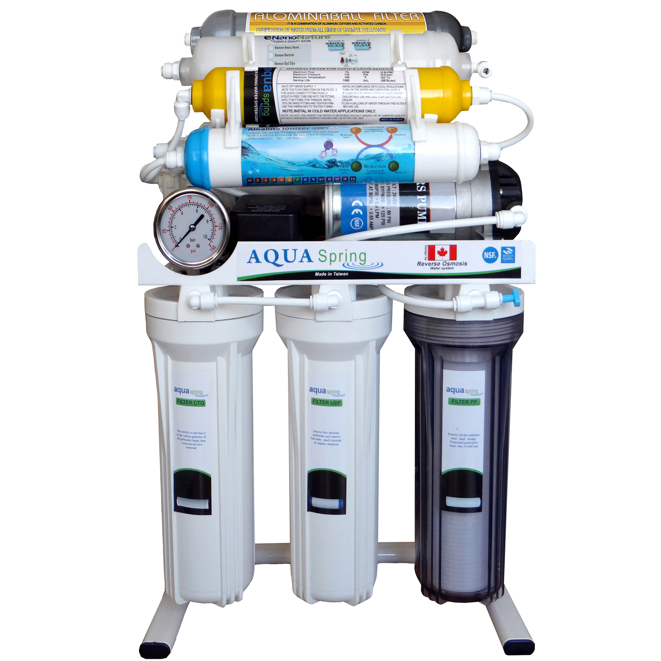 دستگاه تصفیه کننده آب آکوآ اسپرینگ مدل RO-NF7500