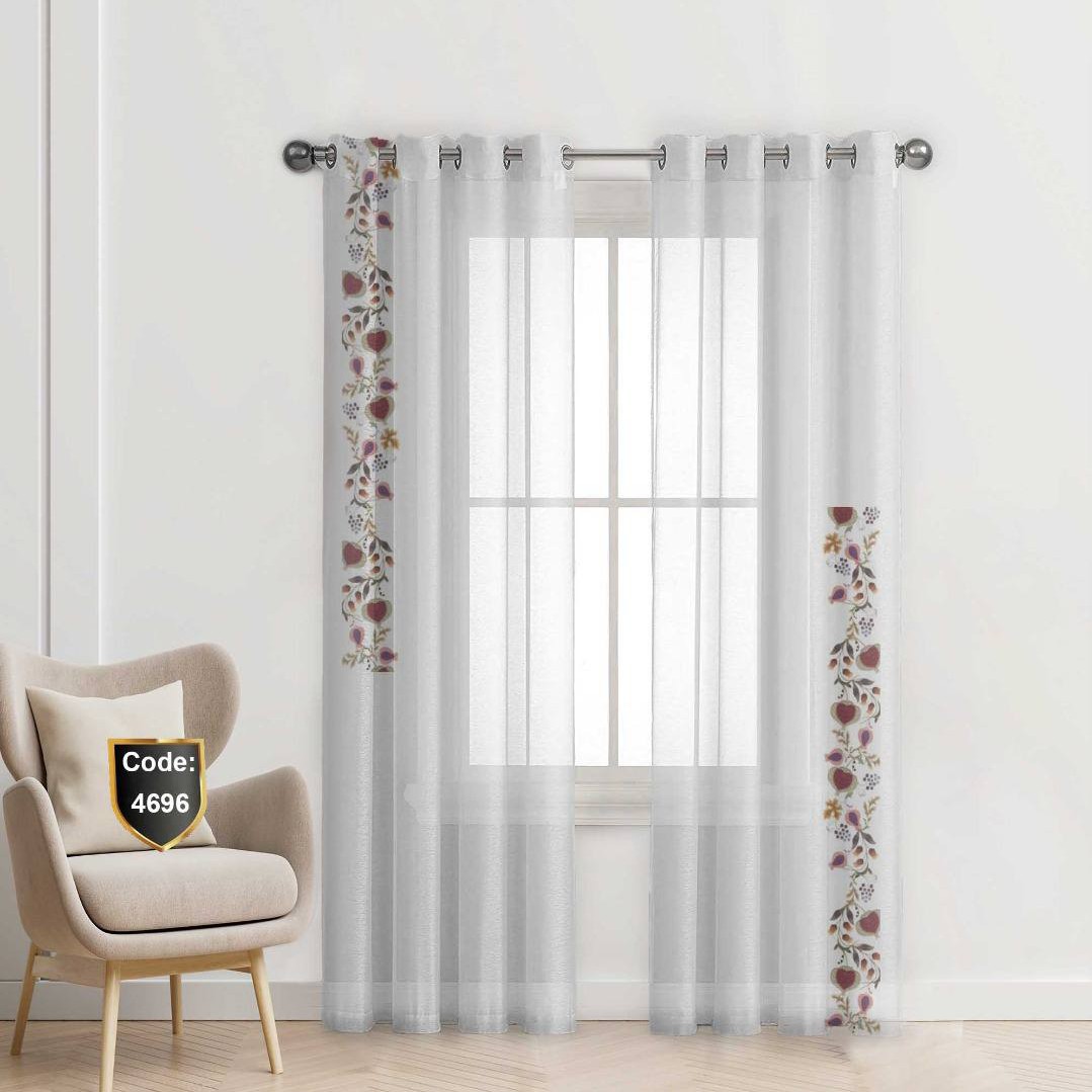 پرده حریر   چاپی  پانچ  کد   4696