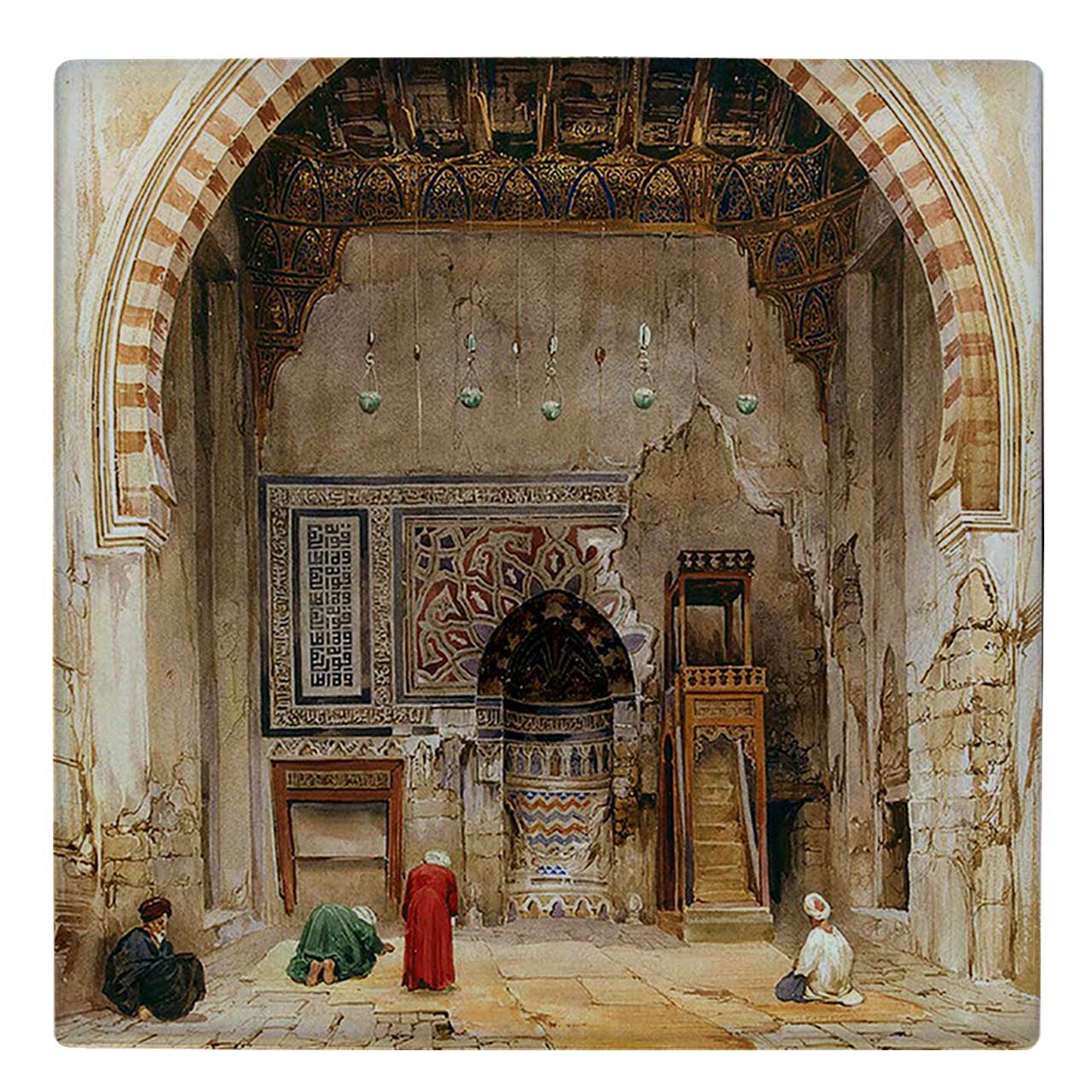  کاشی کارنیلا طرح نگارگری ایرانی کد wk128