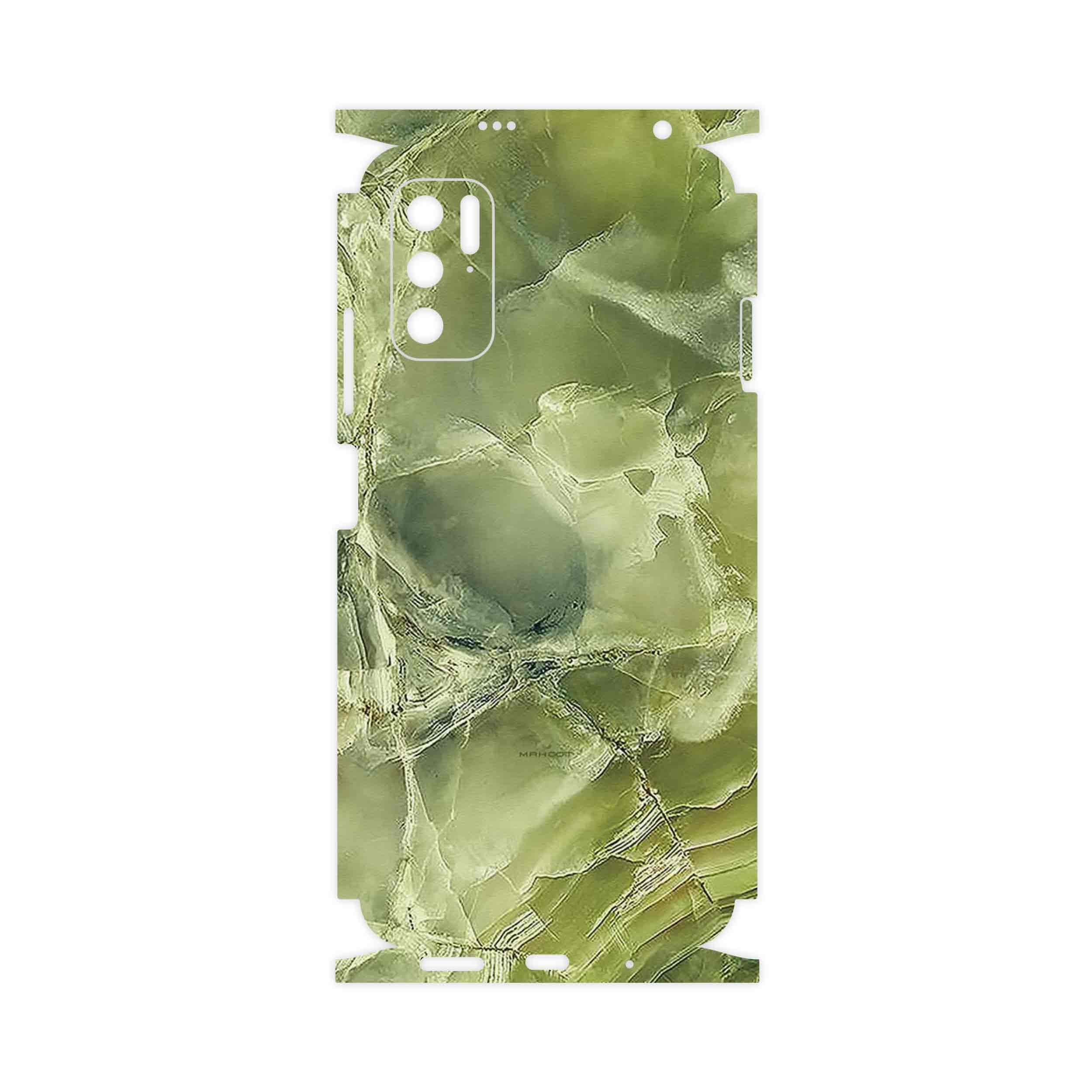 برچسب پوششی ماهوت مدل Green_Crystal_Marble-FullSkin مناسب برای گوشی موبایل شیائومی Redmi Note 11SE
